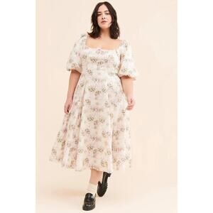 Selkie Shakespeare in Love Day Dream Dress Medium Puff Sleeve With Bow